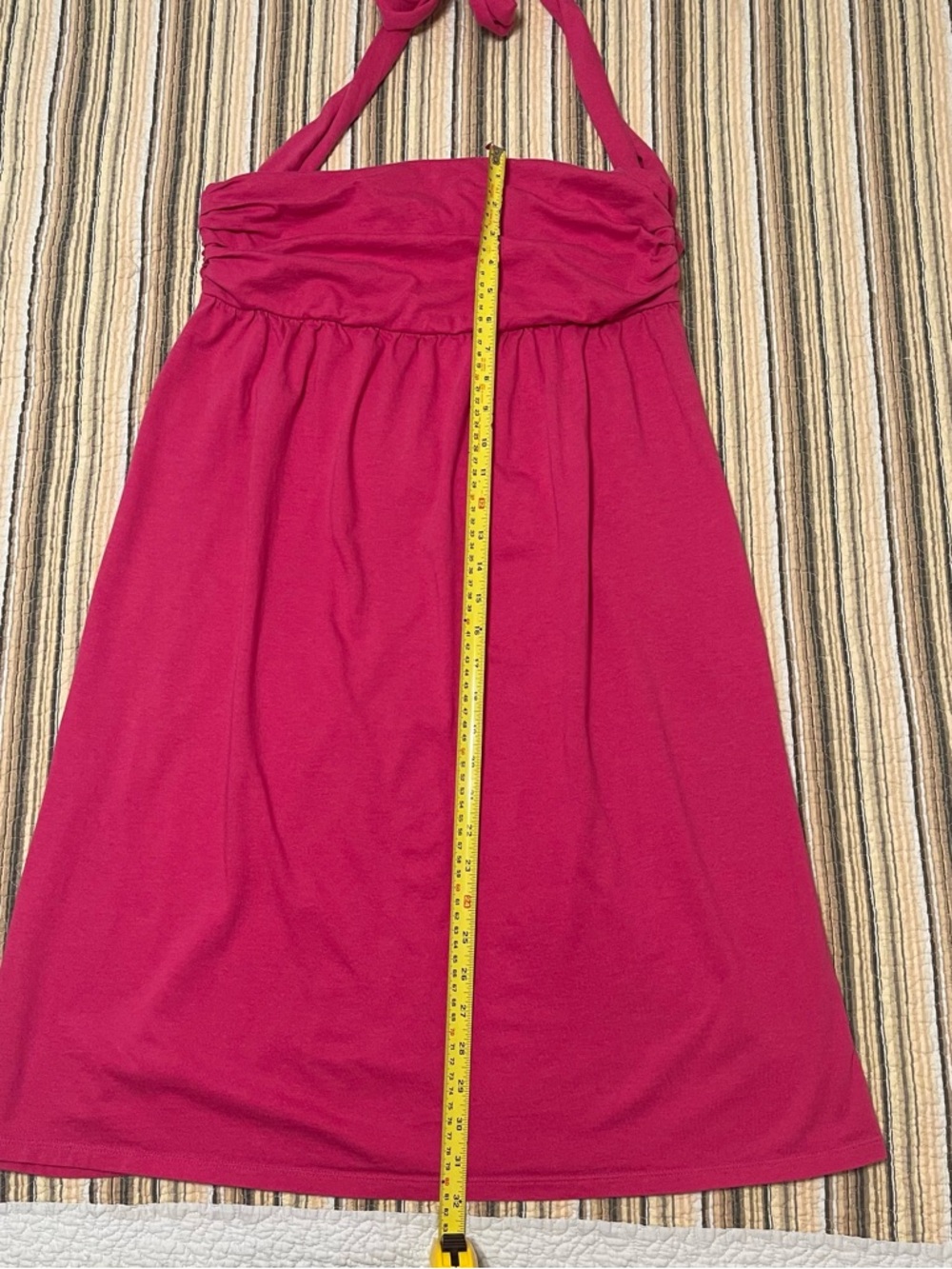 GAP Women’s XL Pink Halter Dress Swimsuit Coverup Ties Strapless Option - Picture 5 of 6